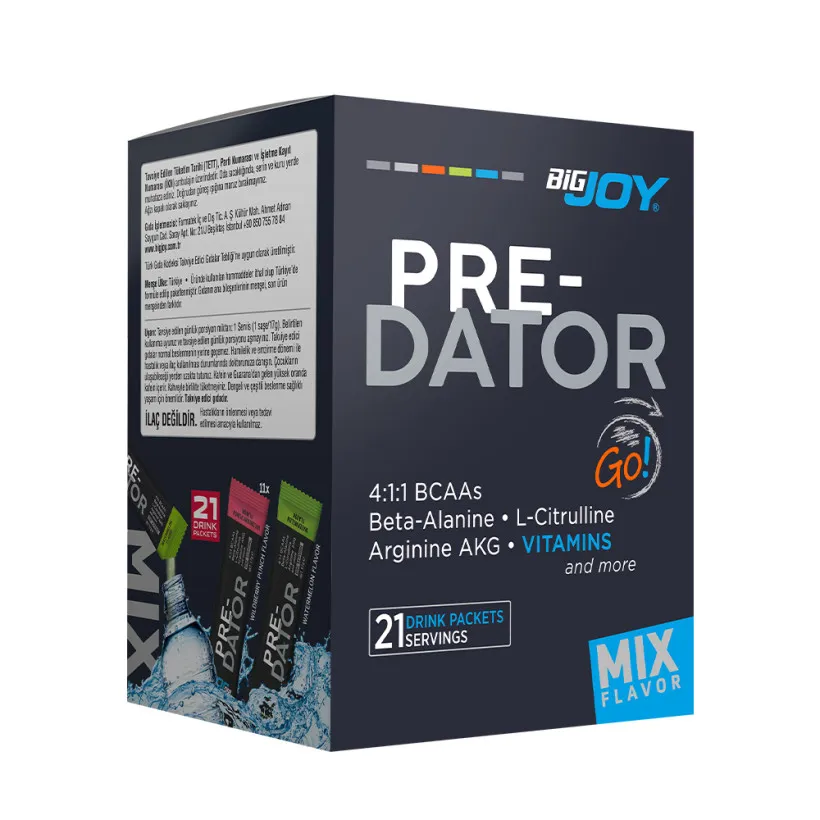 Bigjoy Predator Go! 17g x 21 Adet (21 Servis)