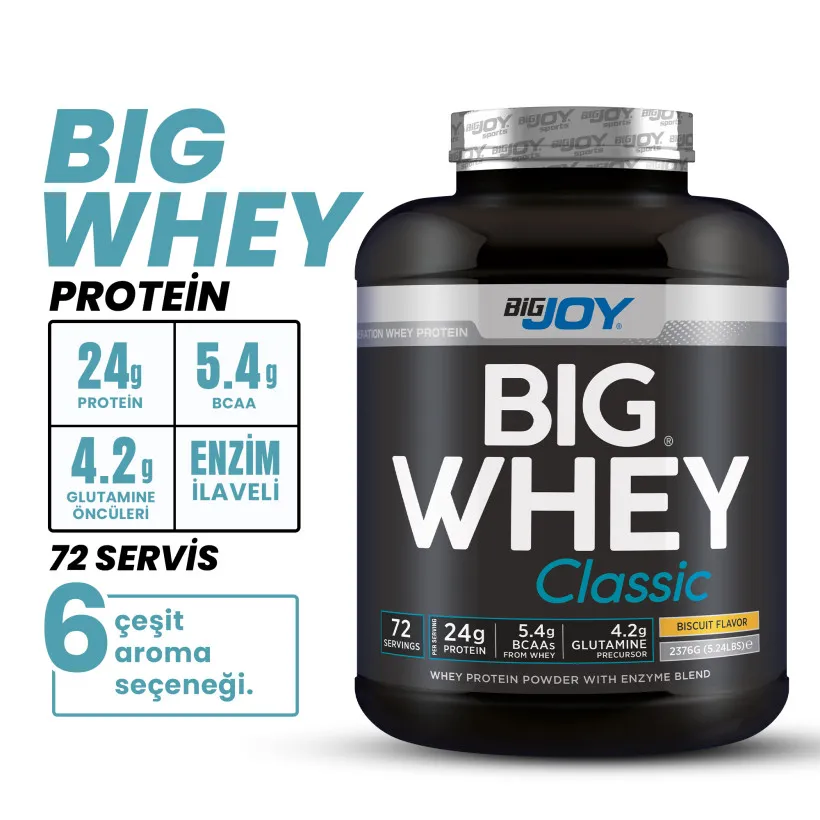 Bigjoy BIGWHEY Whey Protein Classic 2520g 72 Servis