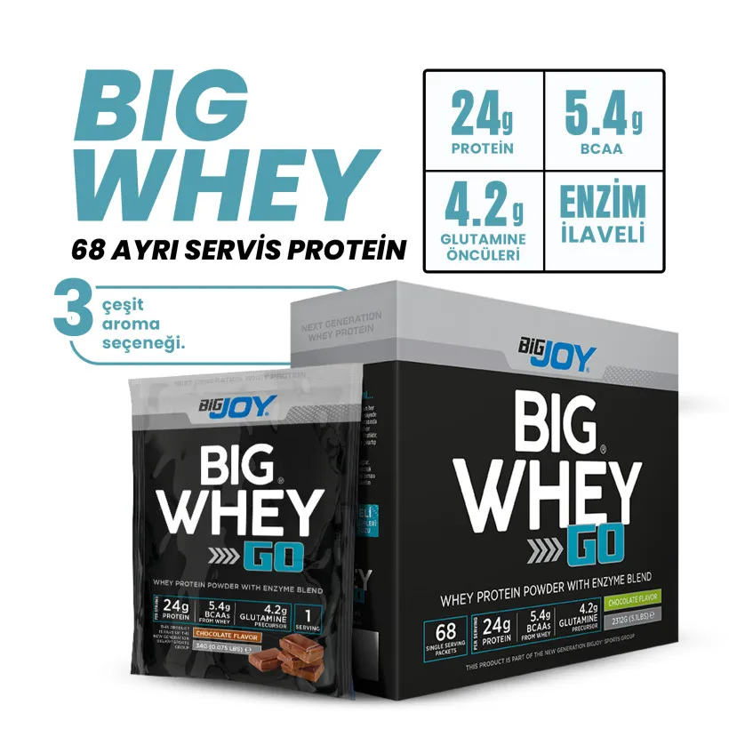 Bigjoy BIGWHEYGO Whey Protein 68 Servis
